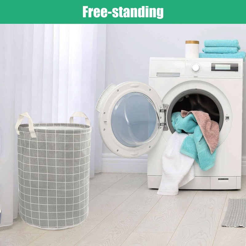 Large Foldable Storage Laundry Hamper, Dirty Clothes Basket, Wash Bag Organizer gallery