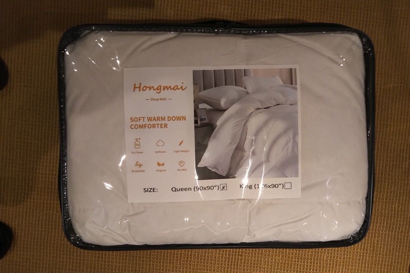 Down Comforter Luxury 100% Duck Down Comforter Duvet Insert - KING SIZE - SALE gallery