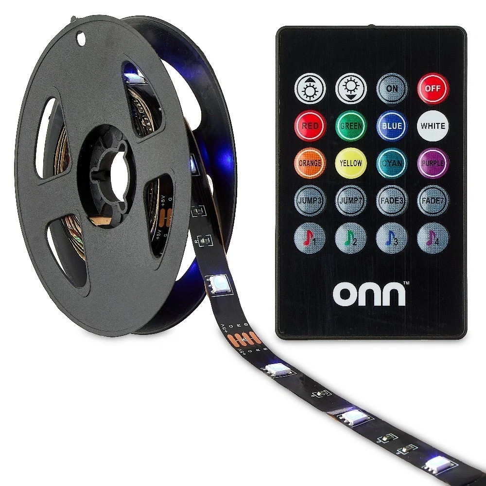 USB Powered 55 Inch TV LED Strip Lights RGB Multicolor Sound Reactive Backlight gallery