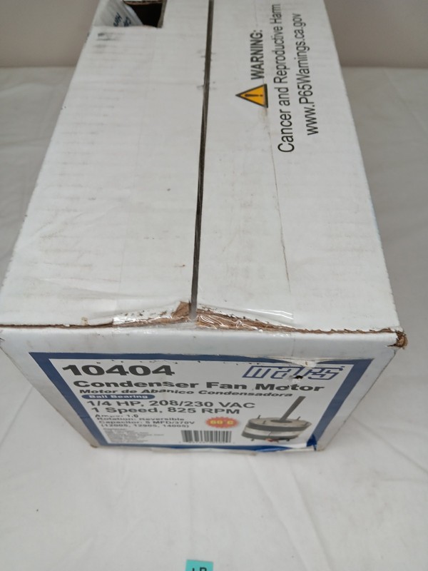 Mars - Single Speed Condenser Fan Motor - 1/4 HP - 208/230 Volt - 825 RPM gallery