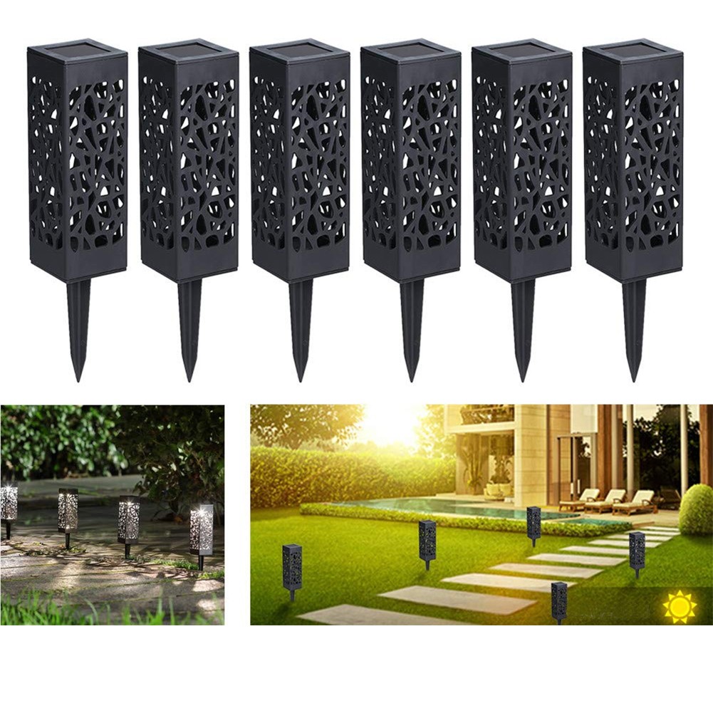 NEW! SOLAR POWERED MODERN PATHWAY LED LIGHTS - SET OF 6 LAWN/WALKWAY LUMINARIES gallery