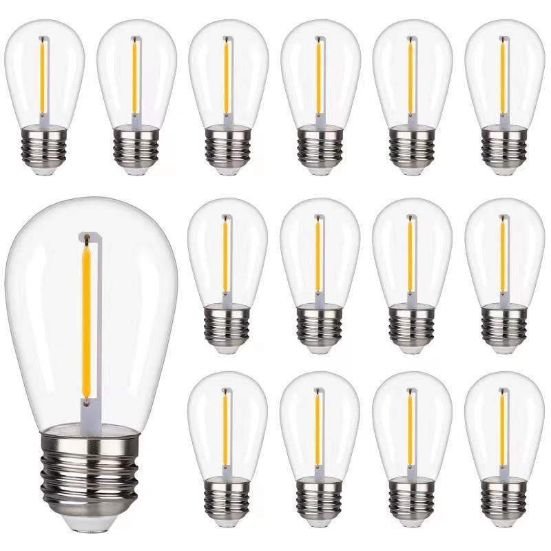 Shatterproof LED String Lights, Waterproof, Warm White 2200K, 70LM, E26 Base ... gallery