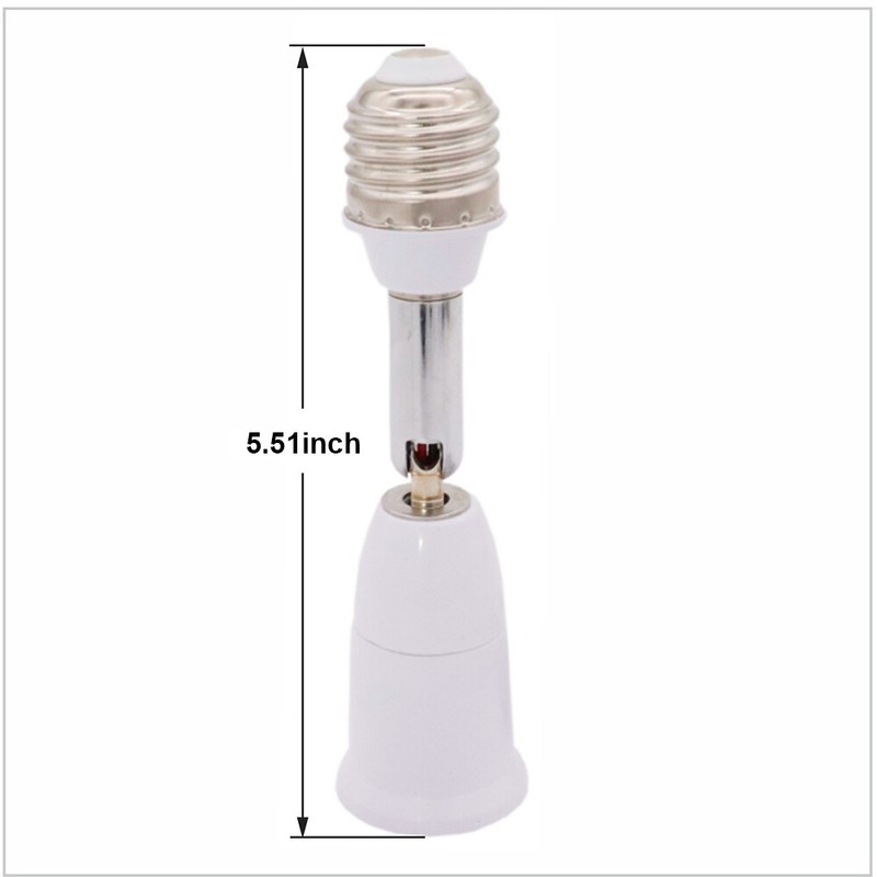E26/E27 Light Socket Extender 4.5 " Extension adjustable vertical 90° Horizontal gallery