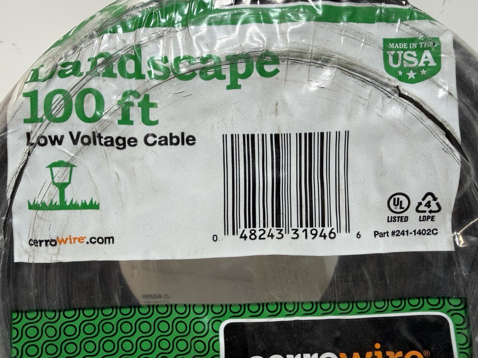 Cerrowire 100 ft. 14/2 Black Stranded Low-Voltage Landscape Lighting Wire gallery