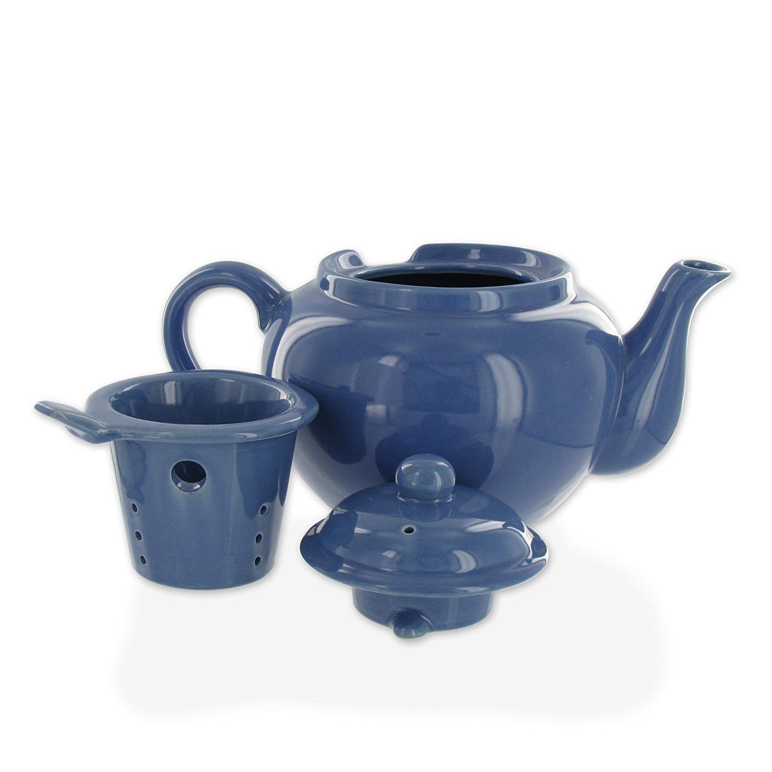 Amsterdam 2 Cup Infuser Teapot - Cadet Blue 3-Cup, gallery