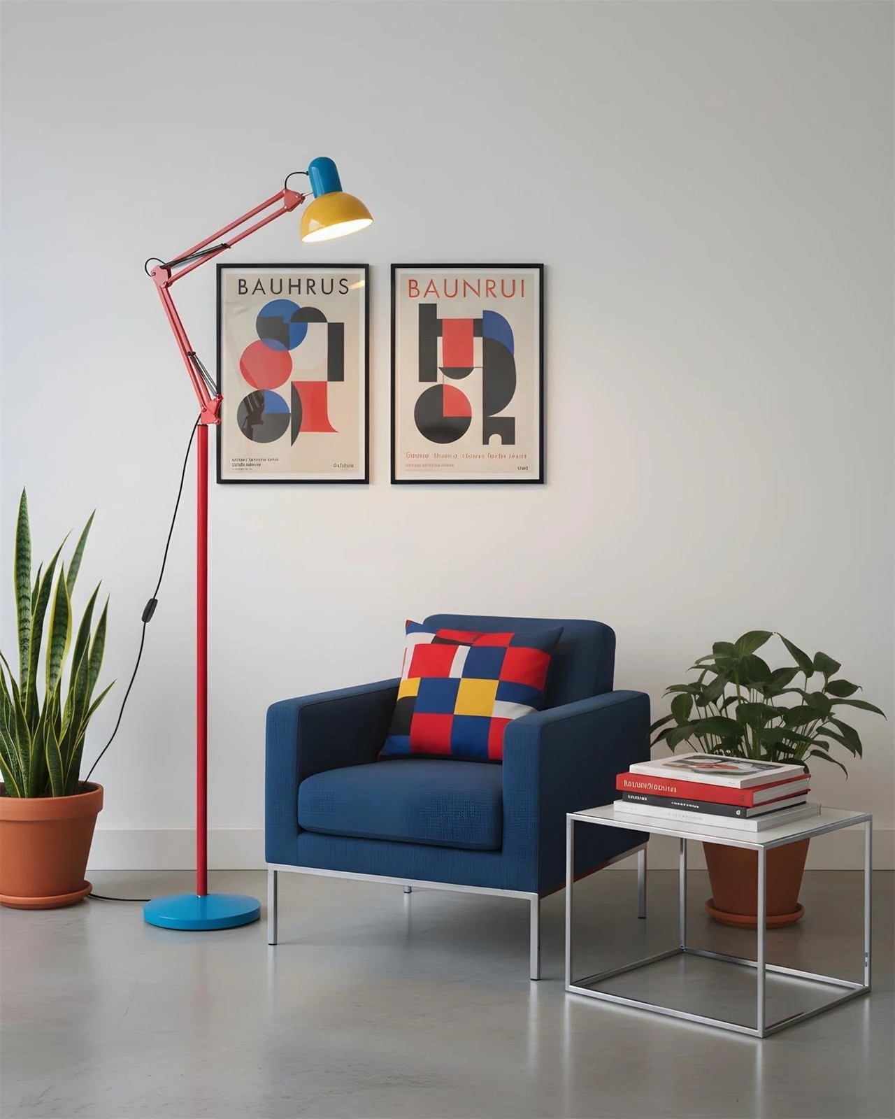 Memphis Style Floor Lamp Adjustable Modern Colorful LED Standing Table Lamp Deco gallery