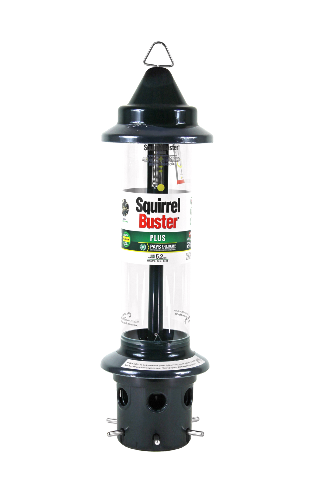 Brome 1024 Squirrel Buster Plus Wild Bird Feeder with Cardinal Perch Ring gallery
