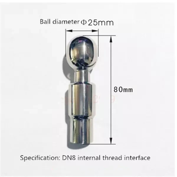 3/8'' 1/2'' 1" BSP Female Threaded Nozzle Tank Cleaning Rotating CIP Spray Ball gallery