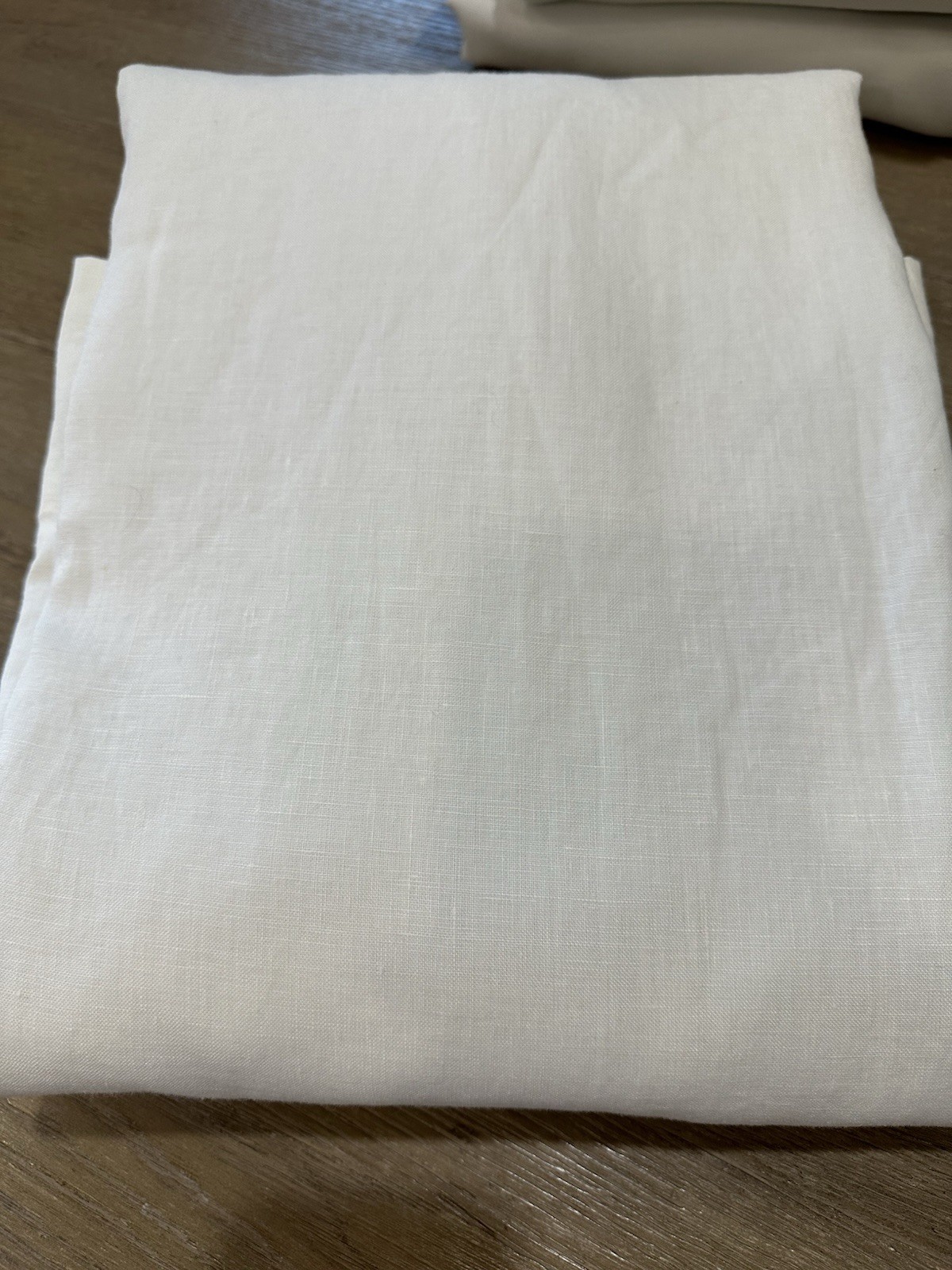 Pottery Barn Belgian Linen Drapes 50x108" Classic Ivory 2 PANELS blackout gallery