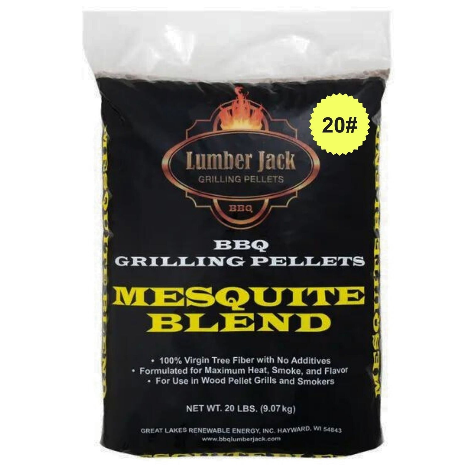 Lumber Jack Mesquite Blend BBQ Grilling Pellets 10# to 240# gallery