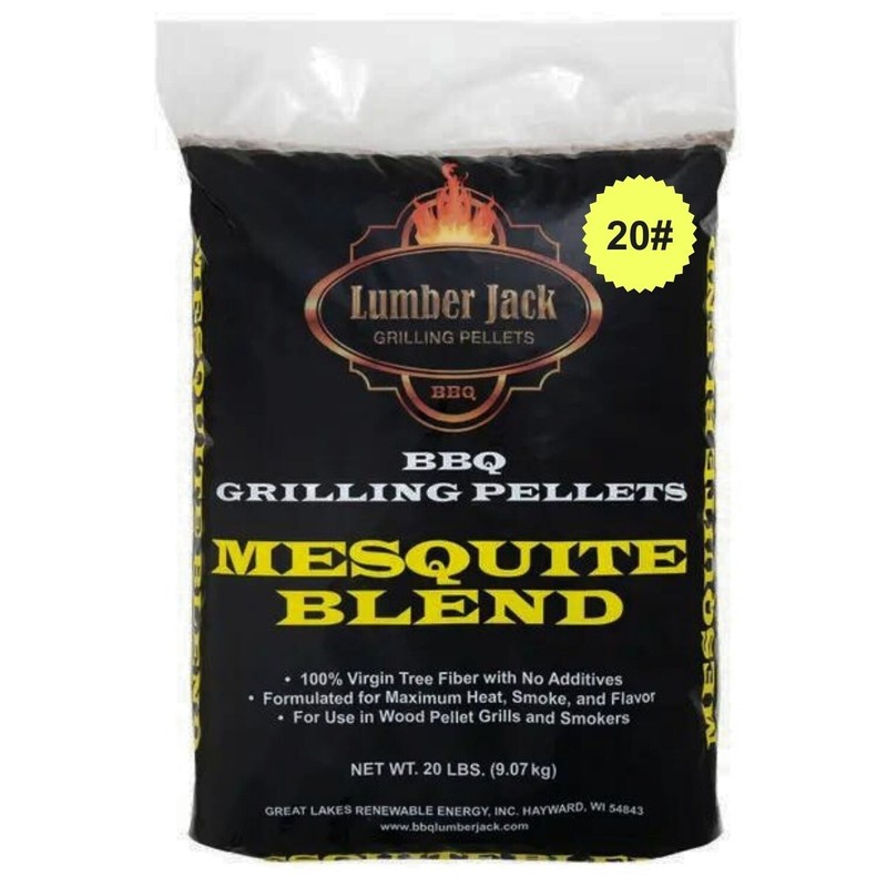 Lumber Jack Mesquite Blend BBQ Grilling Pellets 10# to 240# gallery