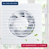 Qunclay 1 Pcs 4 Inch Small Window Fan 110v Kitchen Exhaust Fan 76 Cfm 2400r/min, gallery