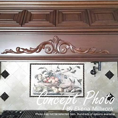 Ekena Millwork ROS03X03LFAL Rosette, 3 1/2"W x 3 1/2"H x 3/4"P, Alder gallery