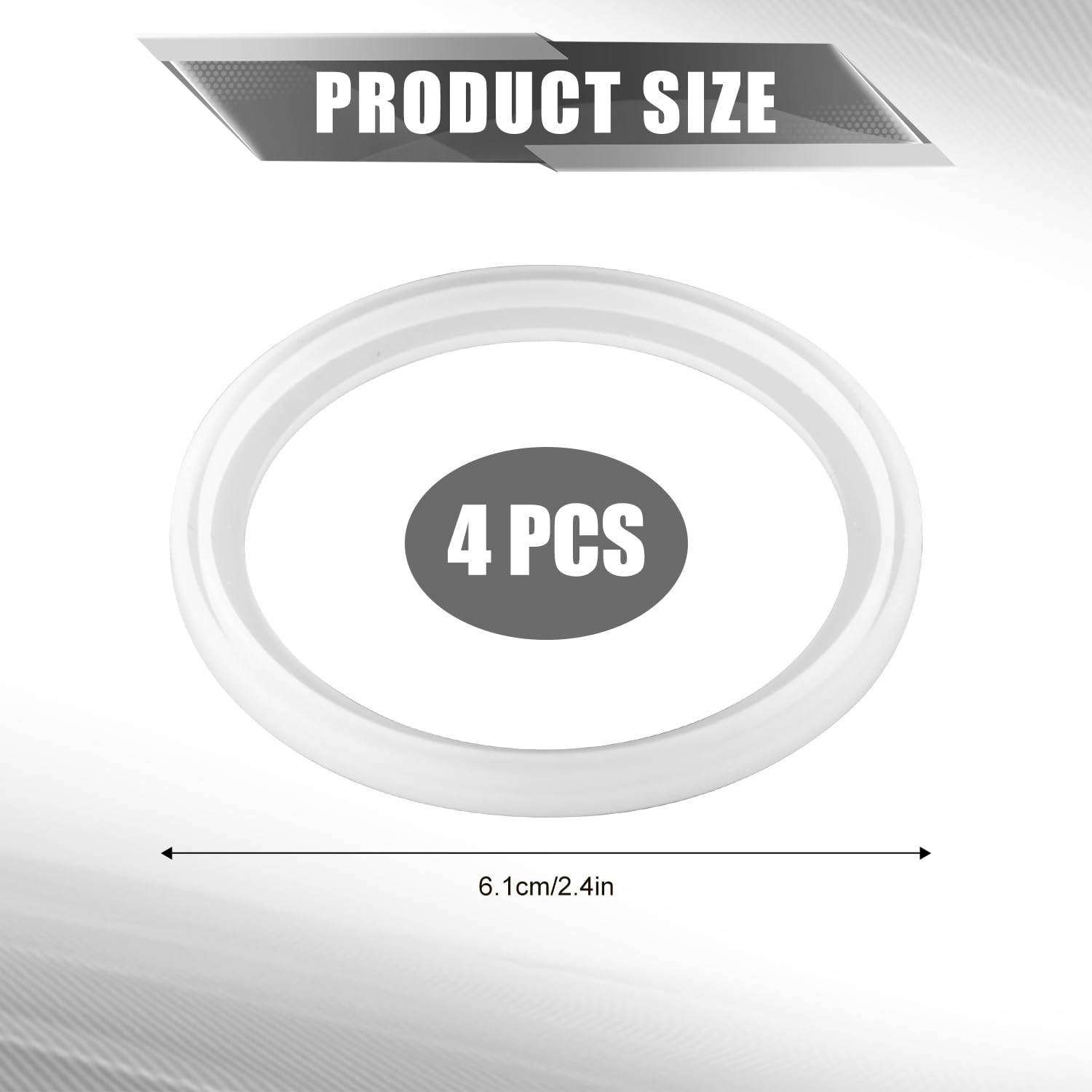 4pcs Replacement Rubber Gaskets Compatible for Thermos Stainless King 16 & 24... gallery