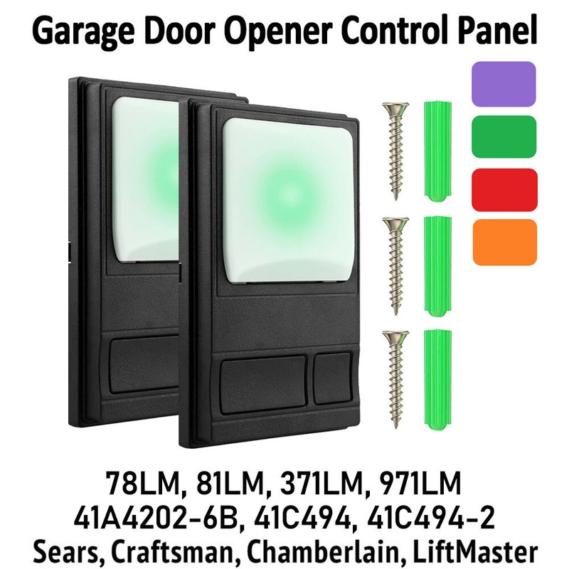 2x Garage Wall Pad Multi-Function Control Panel for LiftMaster 78LM 41A5273-1 gallery