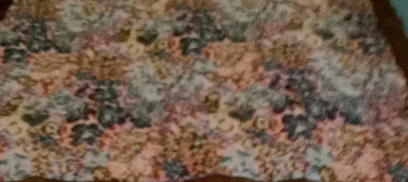 Floral Multicolor Rectangular Pillow/Cushion Top 25"x30" Upholstery, No Closure. gallery