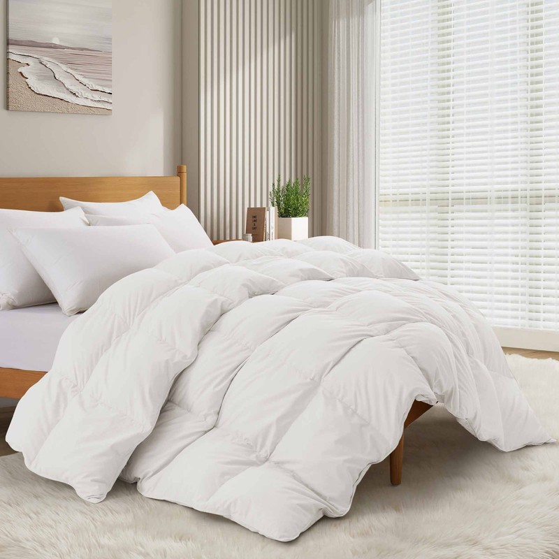 Super Cozy Fullfy Extra Warm Bed Blanket, Goose Down Comforter King or Queen gallery