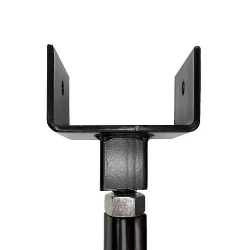 Pylex Helical Post 32" Adjustable Black Anchor Deck Pergola Footing Screw Steel gallery