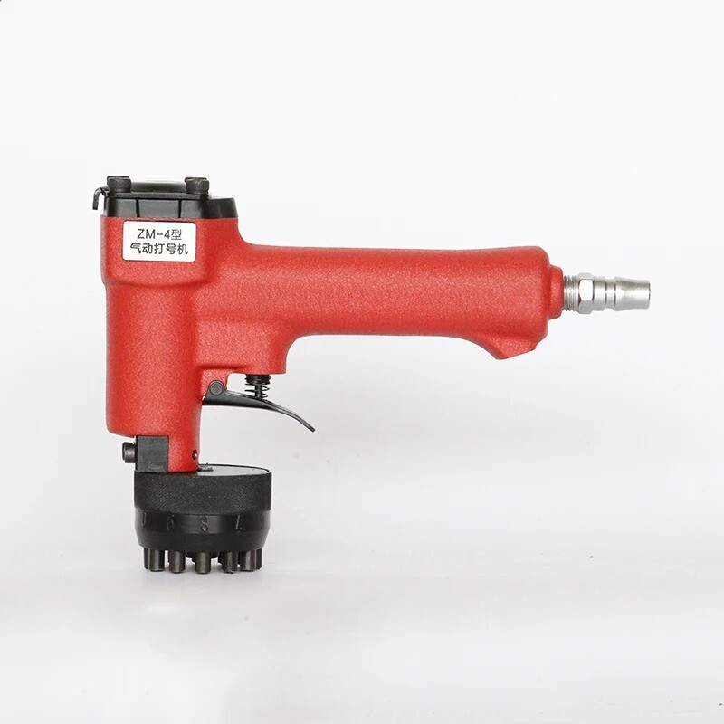 Portable Pneumatic Impact Marking Machine Metal Plate Coder Marker 0-9numbers gallery