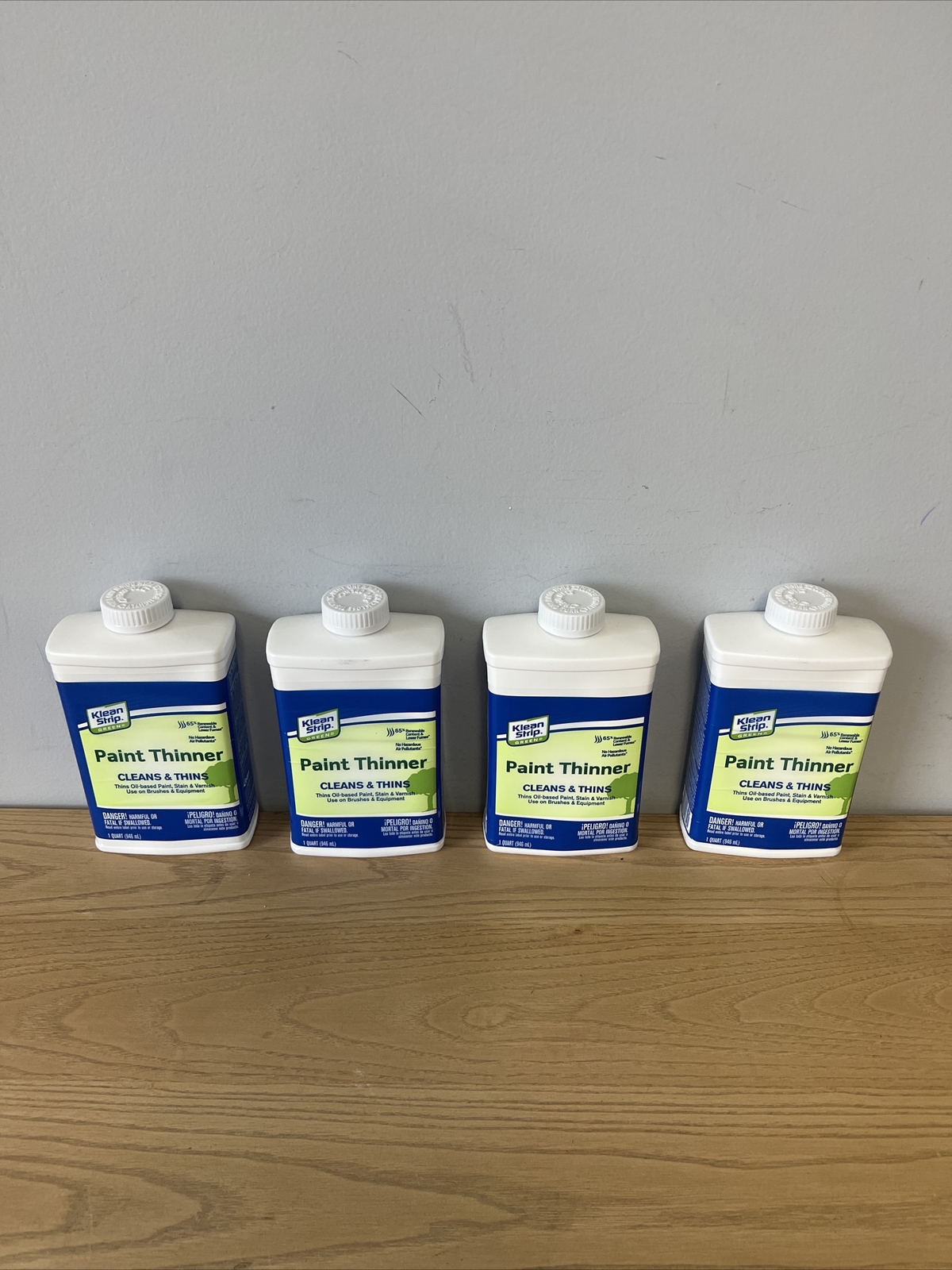 Klean Strip Green Paint Thinner 1-Quart Each (4 PACK) gallery