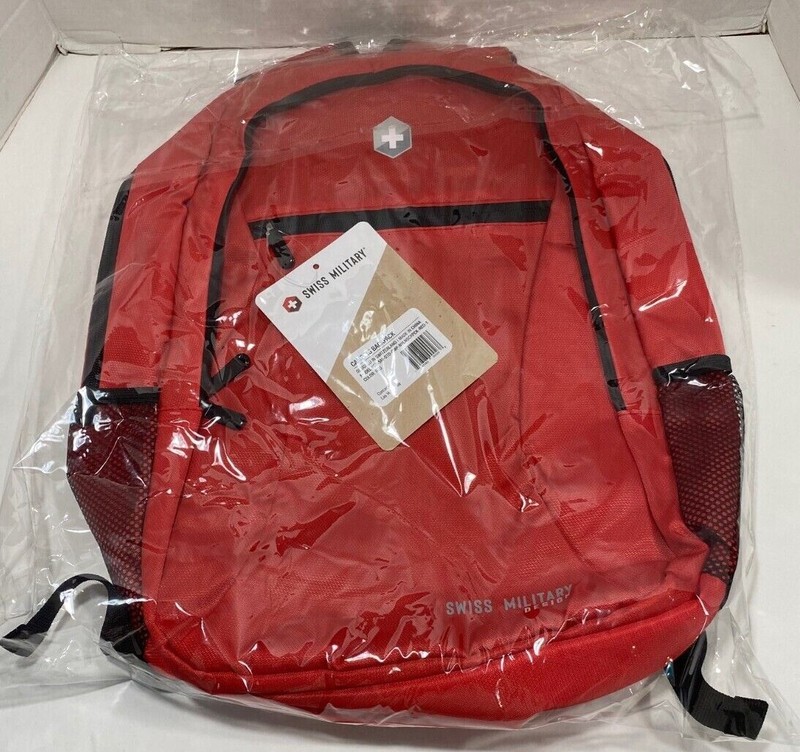 Swiss Military Red Camping Backpack