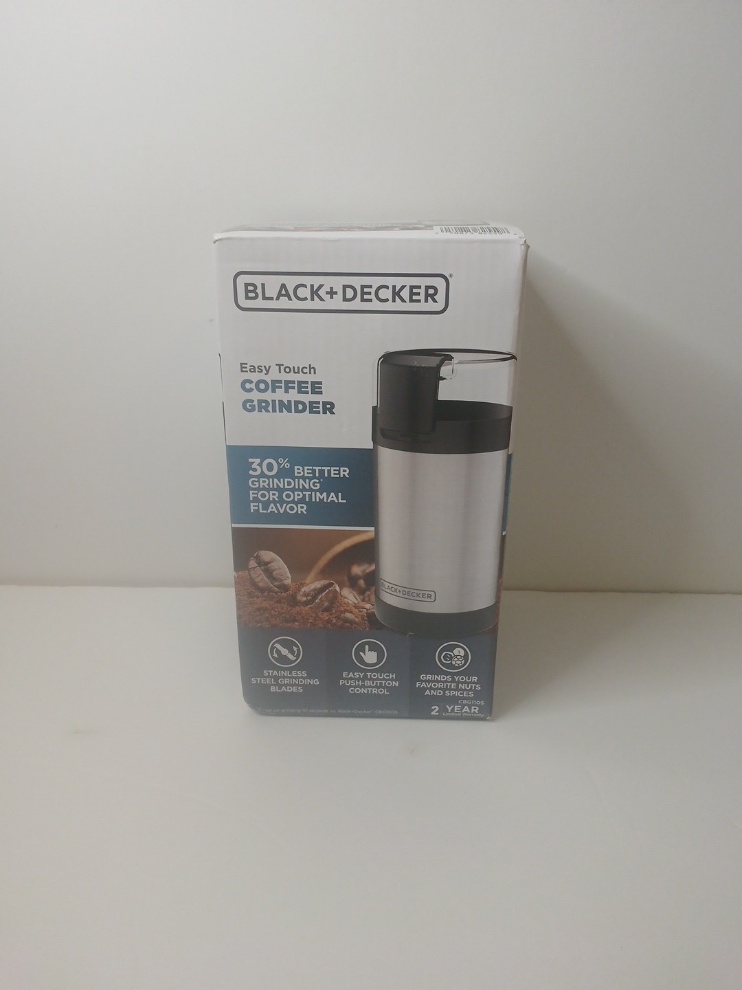 Black + Decker Easy Touch Coffee Grinder Stainless Steel gallery