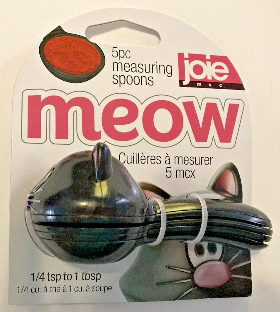 Joie 5-Piece Meow Cat-themed Nesting Measuring Spoons 1/4 TSP to 1 TBSP gallery