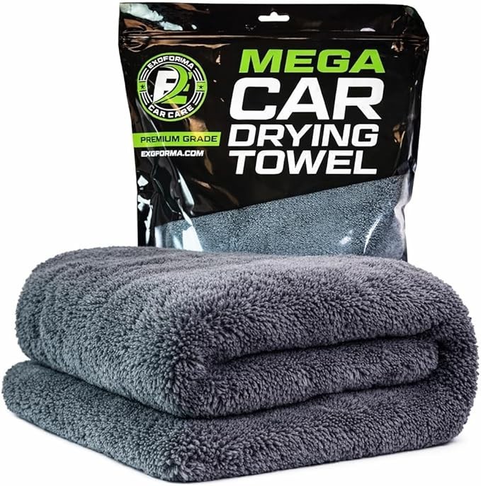 Microfiber Car Drying Towel 1200 GSM 24x36 Inches Streak Free Absorbs 9 lbs gallery