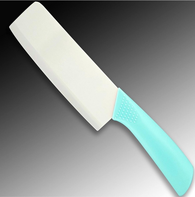 Gajing Extra-sharp ceramic kitchen knife, easy to clean, with a non-slip handle gallery