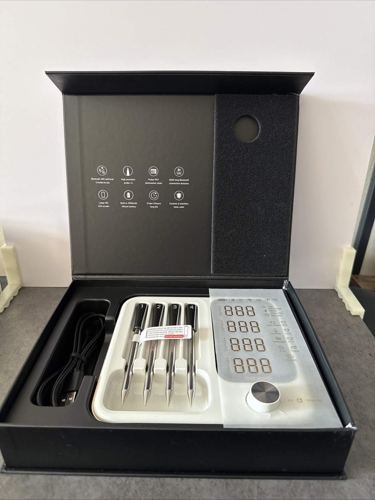 Inkbird 3 mode wireless BBQ Thermometer gallery