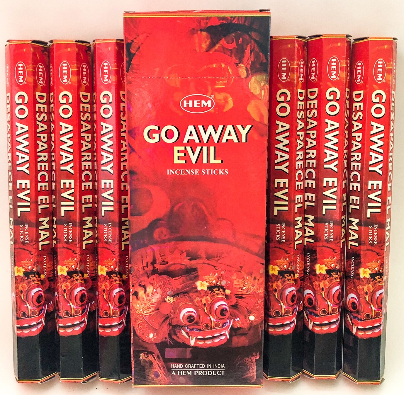 Go Away Evil Incense Sticks by Hem - Pick 20-40-80-100-120-160-200 gallery