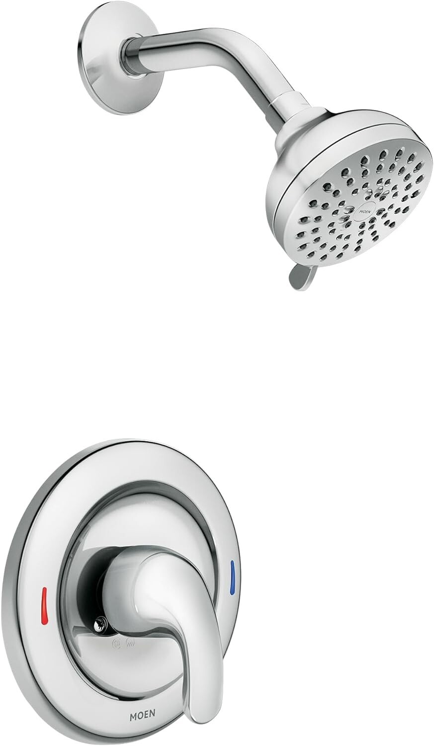 MOEN Adler Single-Handle 4-Spray Shower Faucet in Chrome (Valve Included) gallery