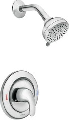 MOEN Adler Single-Handle 4-Spray Shower Faucet in Chrome (Valve Included)