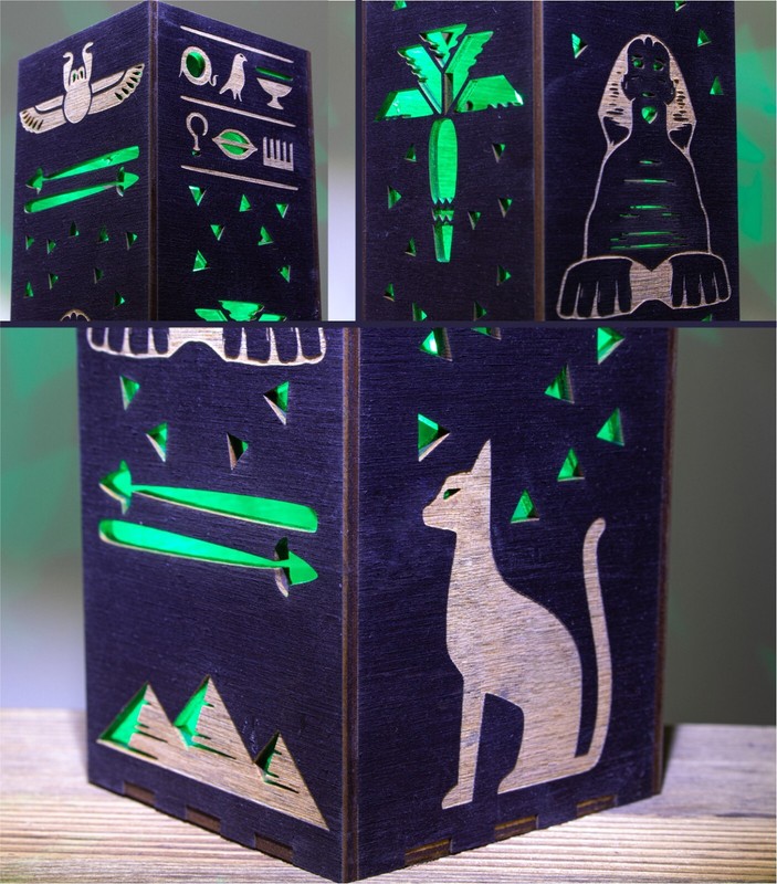 Sphinx Pyramid Night Lamp | Ancient Egypt Design Lantern gallery