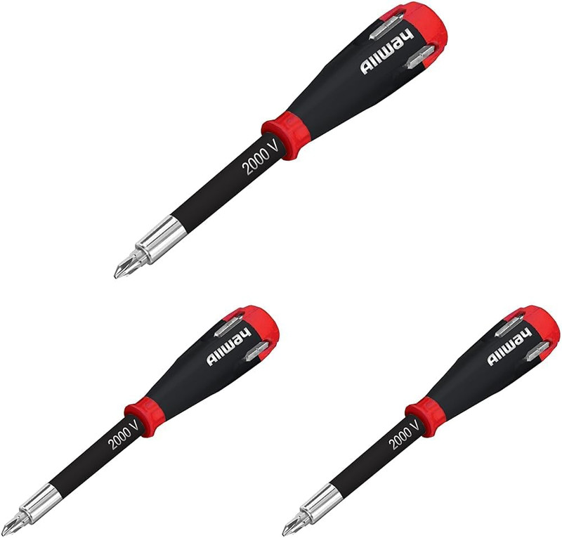 SD41 5-in-1 Shockproof Screwdriver with 4 Durable Bits gallery