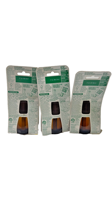 3 Pack Air Wick Essential Mist Warm Apple & Cinnamon Oil Diffuser Refill gallery