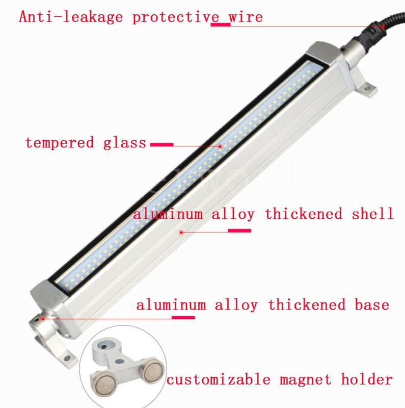 LED Milling CNC Machine Tool Light Working Lamp lathe lamp Workshop AC24~220V gallery