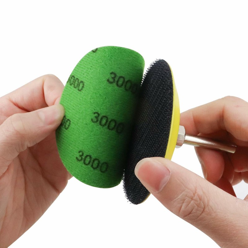 182x 2inch Hook Loop Sanding Discs 60-10000 Grit for Drill Wet Dry Sandpaper Pad gallery