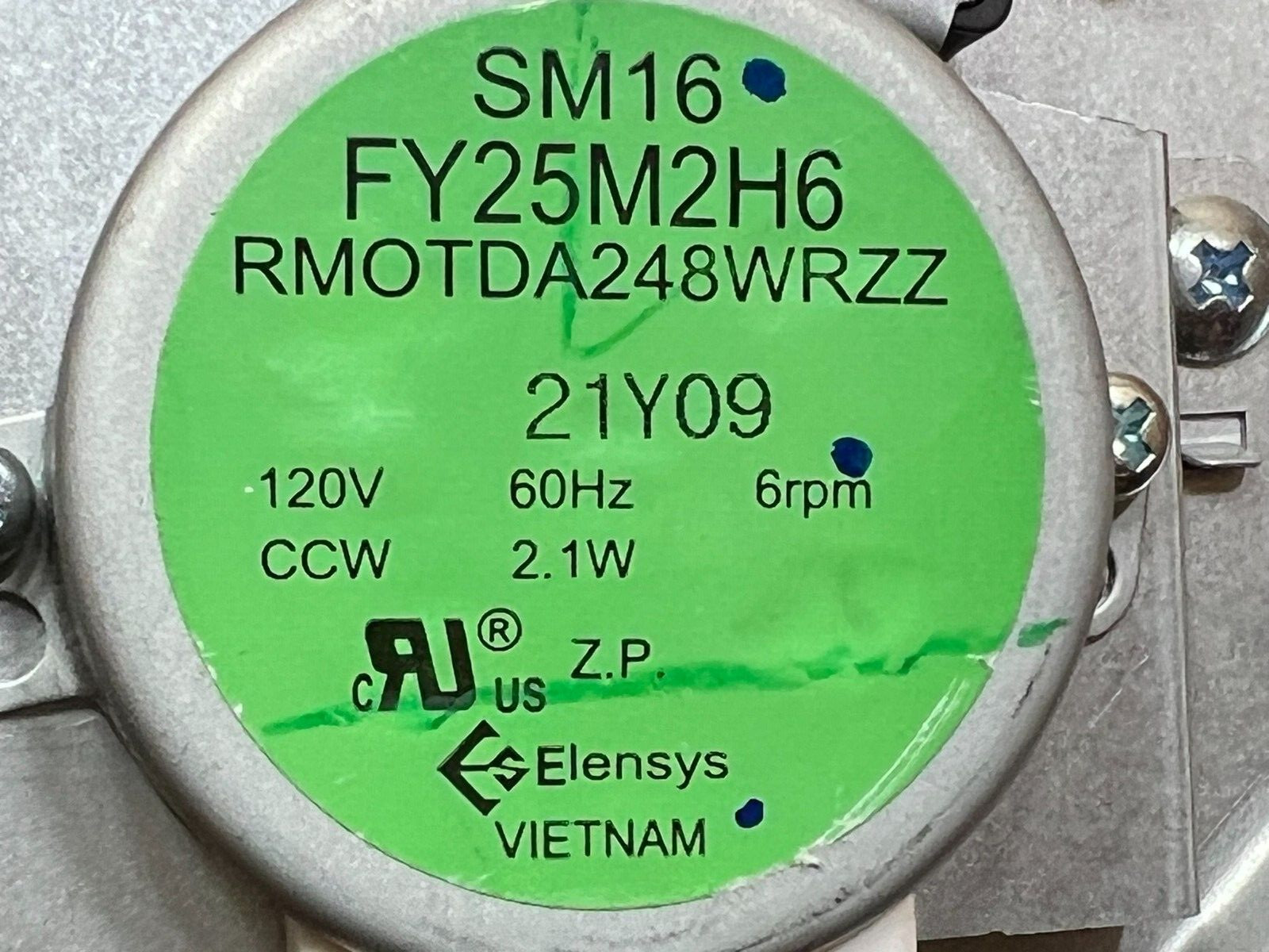 FY25M2H6 OEM SHARP CONVACTION DRAWER MICROWAVE OVEN DAMPER ASSY-SMD2499FS gallery
