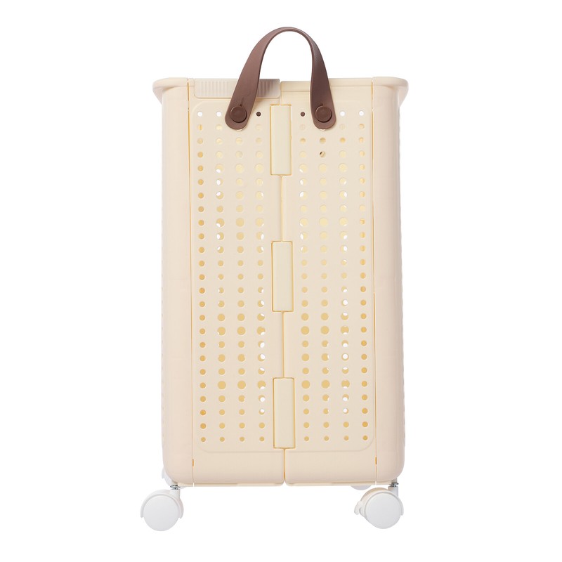 Collapsible Laundry Hamper With Wheels - Foldable 66 lb Capacity Ventilated gallery