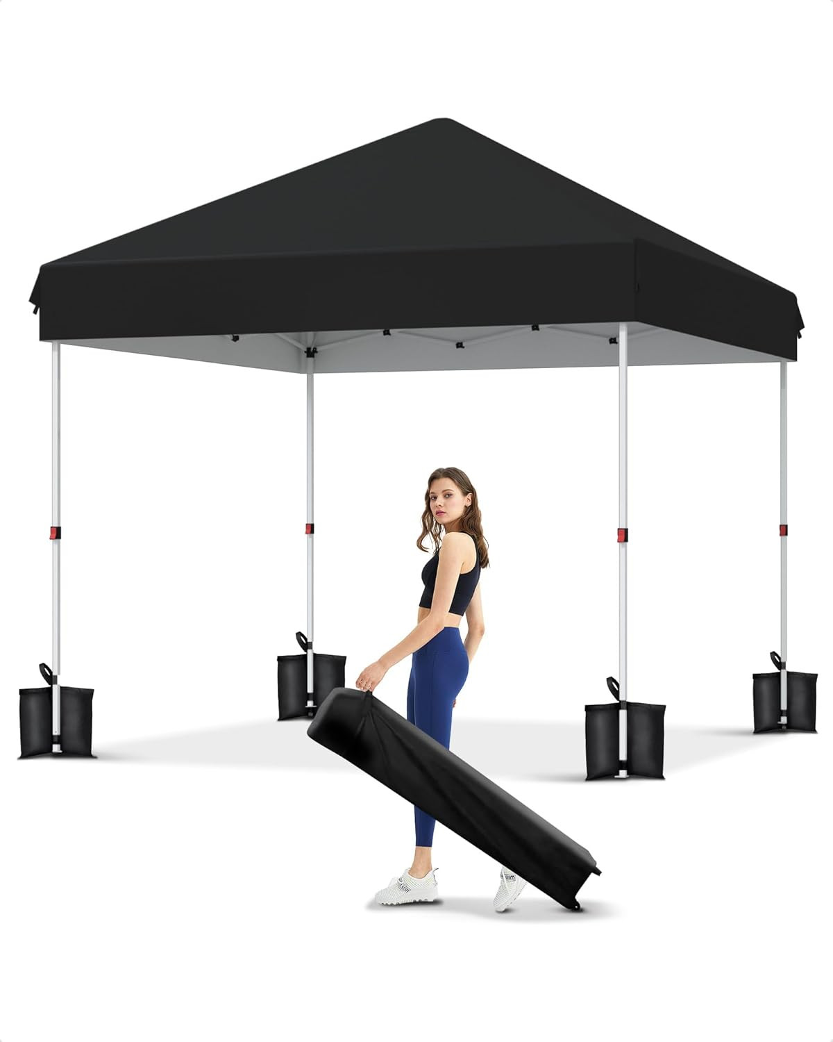 10X10 Pop up Canopy with One Button Push Setup - Heavy Duty Outdoor Canopy Tent gallery