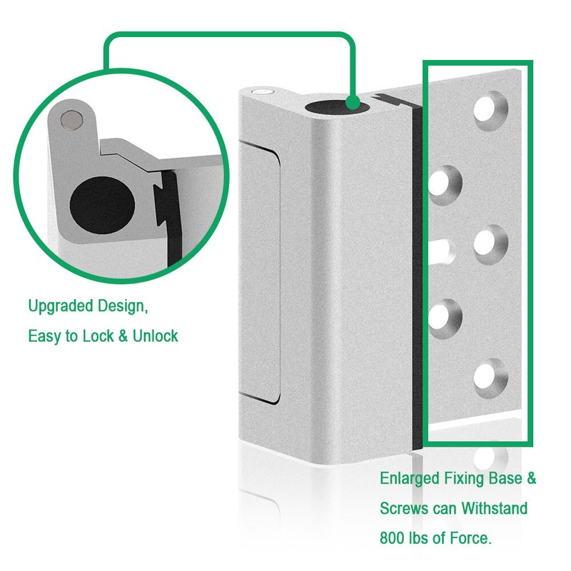 Home Security Door Lock Childproof Door Reinforcement Privacy Door Lock 800lbs gallery
