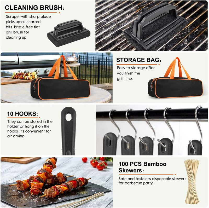 Griddle Accessories Kit, 135 Pcs Griddle Grill Tools Set for Blackstone and Camp gallery