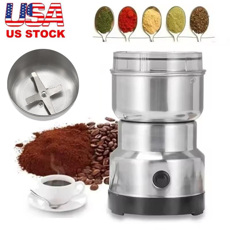 NEW Electric Coffee Bean Grinder Nut Seed Herb Grind Spice Crusher Mill Blender gallery