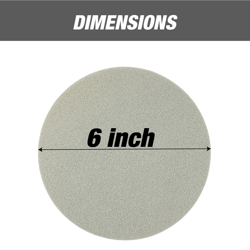 6-inch Hook & Loop Abrasive Foam Polish Discs - GRIT 5000 - Pack of 15 Discs gallery