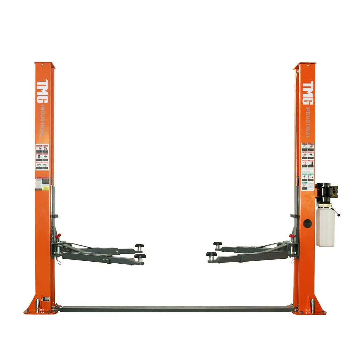 77in Stroke Two Post Vehicle Lift 10000lb Symmetric Adjustable Arms gallery