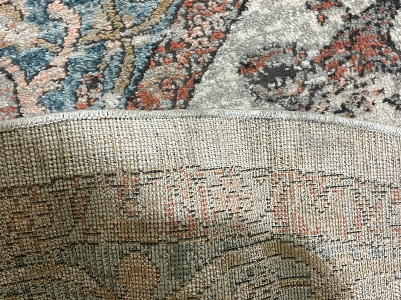 GREY 6'-7" X 6'-7" Round Back Stain Rug, Reduce price 1172655519 SHV703F-7R gallery