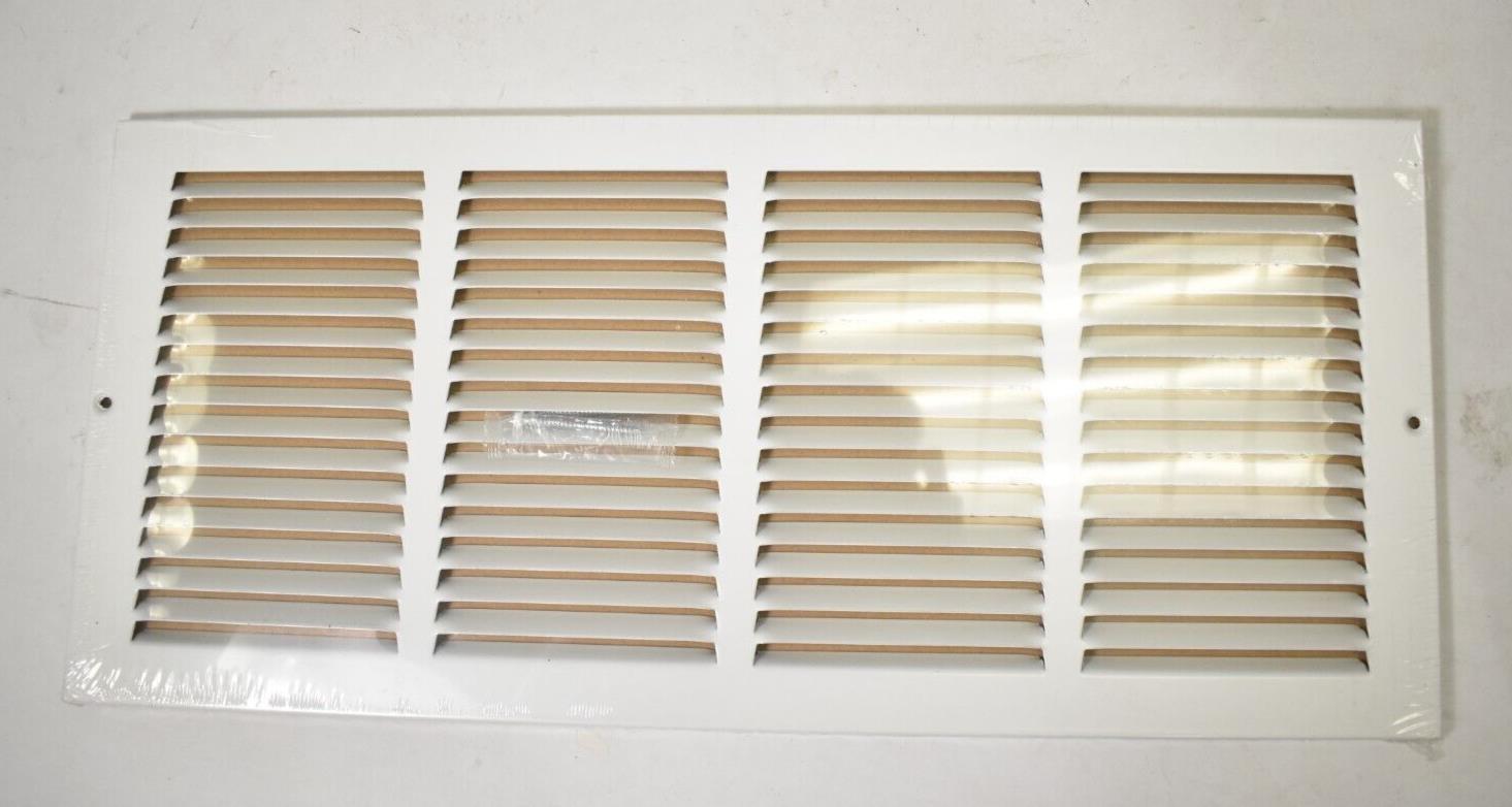 ProSelect Residential 1 Way Return Grilles White Steel 20" x 8" 10 Pack PSRGW20X gallery