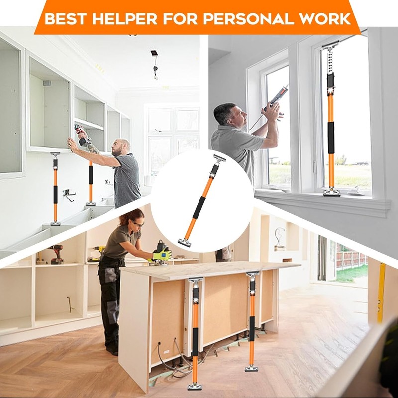 Adjustable Cabinet Jack Support Pole Third Hand Tools Support Rod Multi Size gallery
