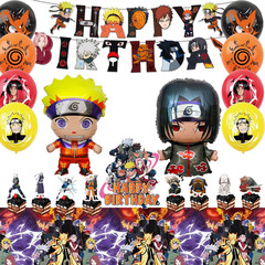Naruto Party Decorations Naruto Birthday Balloons Banner Cake Toppers Tablecloth